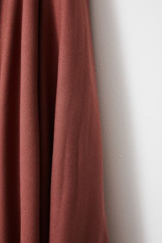 Viskose Crepe mit LENZING™ ECOVERO™ Fasern - Leia - rosewood - mind the Maker