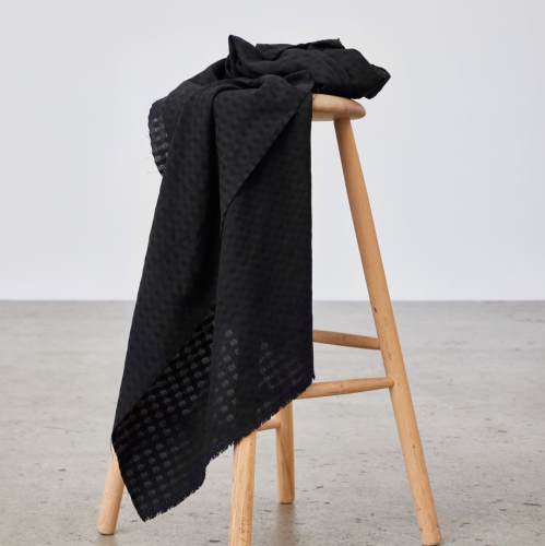 RESTSTÜCK 1,30m !!! - Sota Sheer mit TENCEL™ - black - meetMilk