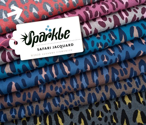 Bio Jacquard - Safari - Col. 01 - Sparkle - Hamburger Liebe - Albstoffe