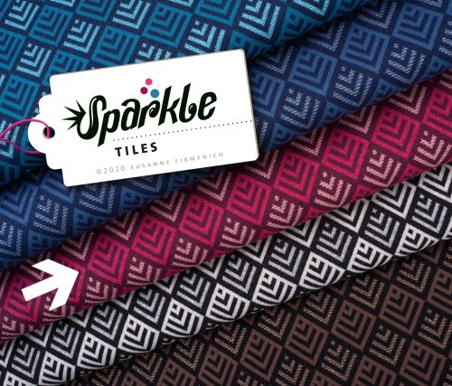 Bio Jacquard - Tiles - Col. 03 - Sparkle - Hamburger Liebe - Albstoffe