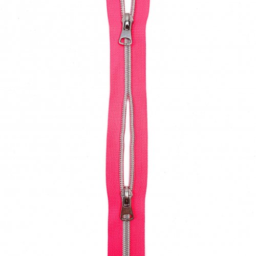 Reißverschluss - Meterware - 100 cm - Col. 789 - neon pink