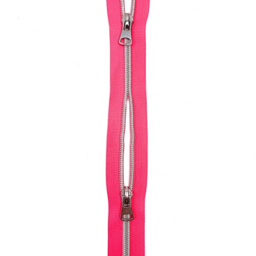 Reißverschluss - Meterware - 100 cm - Col. 789 - neon pink