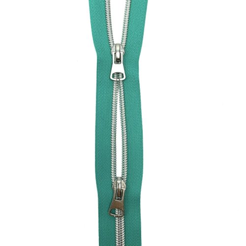 Reißverschluss - Meterware - 100 cm - türkis