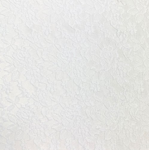 Spitzenstoff - weiß
