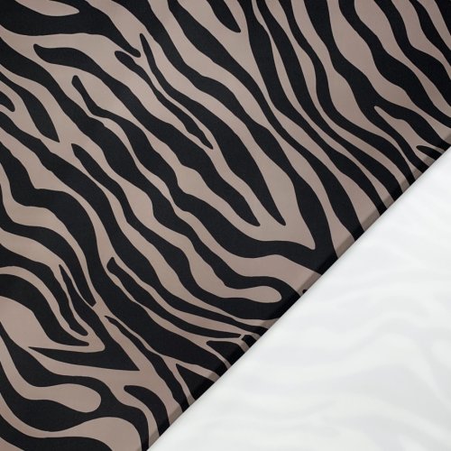 Sportjersey - bi-elastisch - Zebra - matt - taupe/black