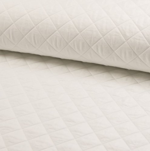 RESTSTÜCK 50cm !!! - Stepper - Rauten - matt - offwhite