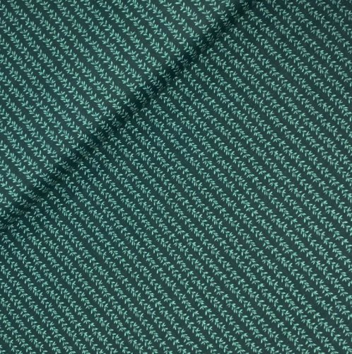 Baumwolle - Strawberry Fields Laurel Stripe - Hunter - by Rifle Paper Co.