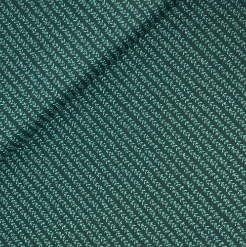 Preview: RESTSTÜCK 0,80m !!! - Baumwolle - Strawberry Fields Laurel Stripe - Hunter - by Rifle Paper Co.