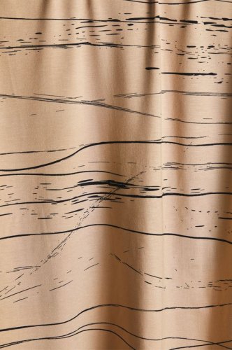 Viskosejersey mit LENZING™ ECOVERO™ Fasern - Stray Lines - dune - Saja - mind the Maker