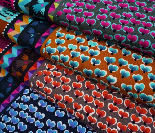 Bio Sweat - Strew Flowers - Col. 04 blue - Glory - Hamburger Liebe - Albstoffe