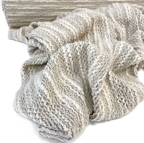 RESTSTÜCK 60cm !!! - Strick Bouclé - sand