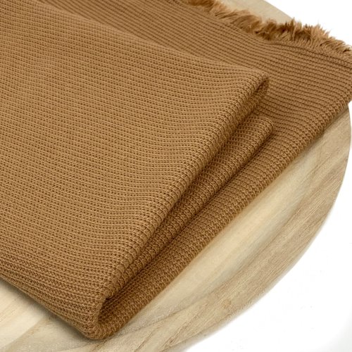 Baumwoll Strick - Cable Miami - caramel