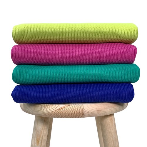 RESTSTÜCK 50cm !!! - Baumwoll Strick - Cable Miami - fuchsia