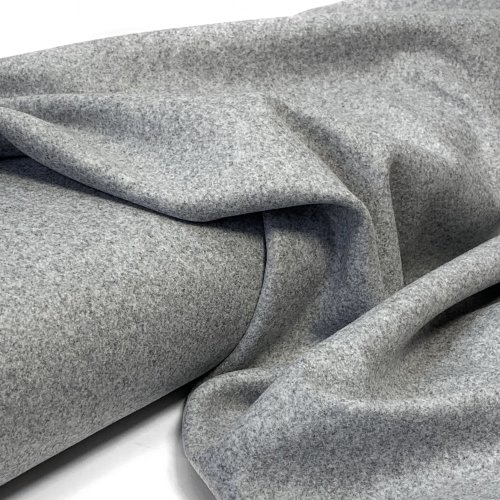 RESTSTÜCK 0,80m !!! - Strickjersey - brushed - Coco - grey