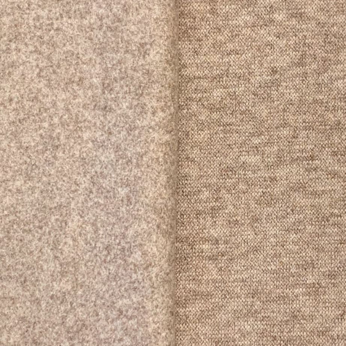 Preview: RESTSTÜCK 1,40m !!! - Strickjersey - brushed - Coco - tobacco