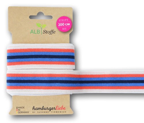 Bio Stripe - College - Col. 105 - Ahoy - Hamburger Liebe - Albstoffe