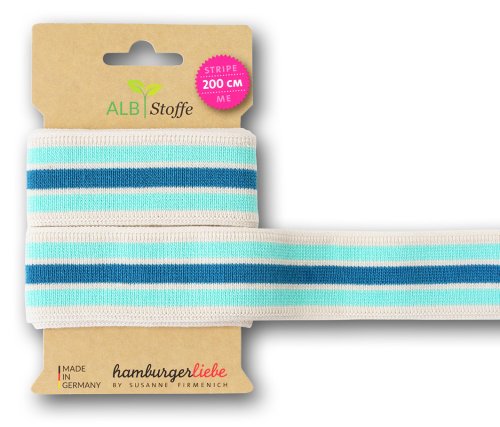 Bio Stripe - College - Col. 106 - Ahoy - Hamburger Liebe - Albstoffe