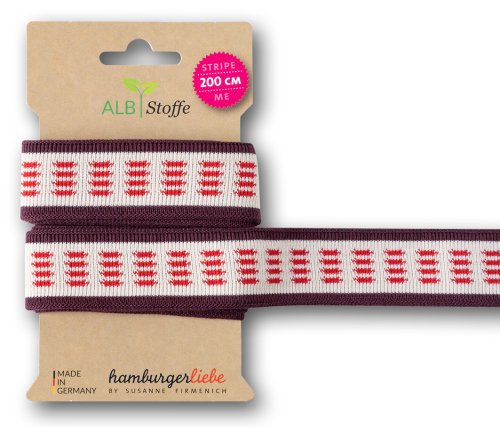 Bio Stripe Me - Icon Col. 77 - Hamburger Liebe - Albstoffe