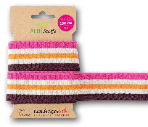 Bio Stripe Me - College Col. 84 - Bloom - Hamburger Liebe