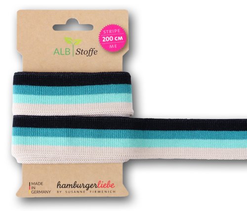 Bio Stripe - College - Col. 100 - Sakura - Hamburger Liebe