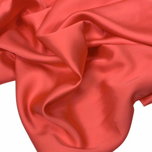 Viskosesatin - Sue - coral