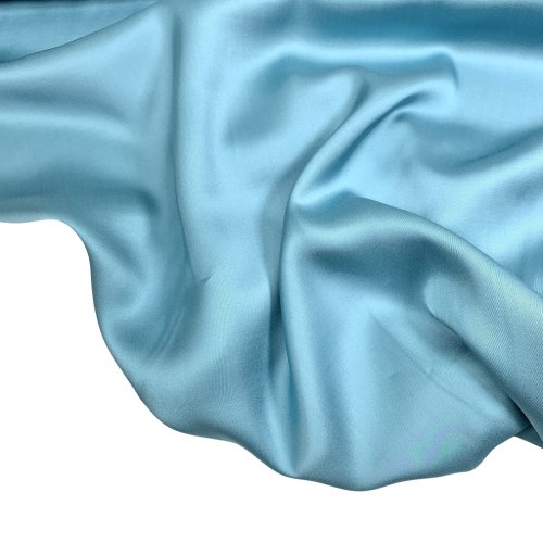 Viskosesatin - Sue - dusty blue