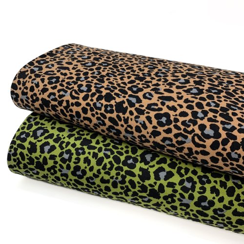 RESTSTÜCK 1,30m !!! - Soft Sweat - brushed - Panther - braun