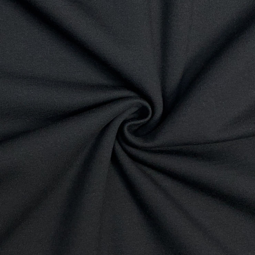 Preview: Sweat - brushed - uni - black