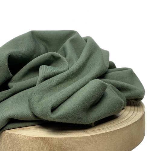 RESTSTÜCK 0,60m !!! - Sweat - brushed - uni - khaki