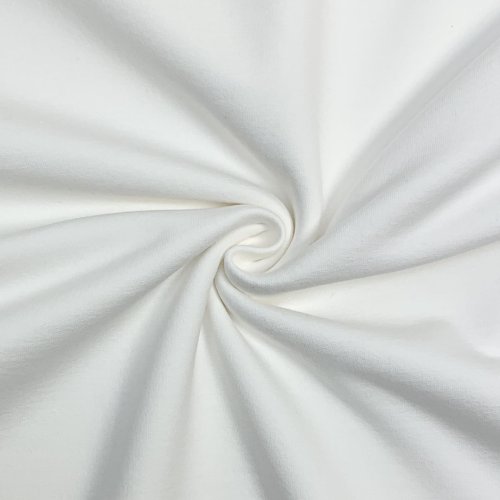 RESTSTÜCK 0,60m !!! - Sweat - brushed - uni - offwhite