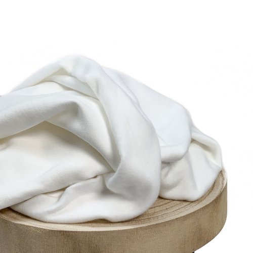 RESTSTÜCK 0,60m !!! - Sweat - brushed - uni - offwhite