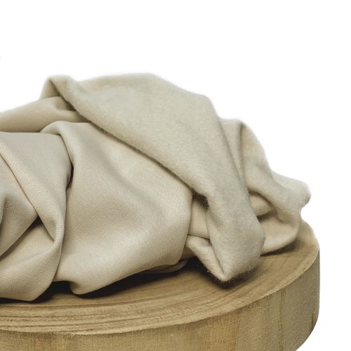 RESTSTÜCK 1,40m !!! - Sweat - brushed - uni - sand