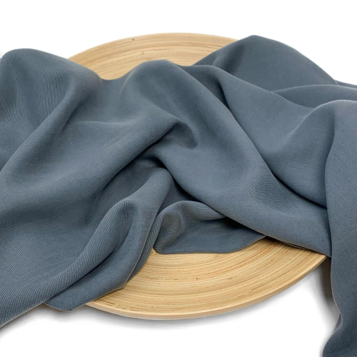 RESTSTÜCK 0,40m !!! - TENCEL™ Lyocell - Twill uni - dunkelgrau