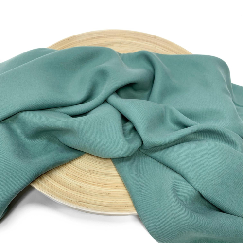RESTSTÜCK 0,70m !!! - TENCEL™ Lyocell - Twill uni - petrol
