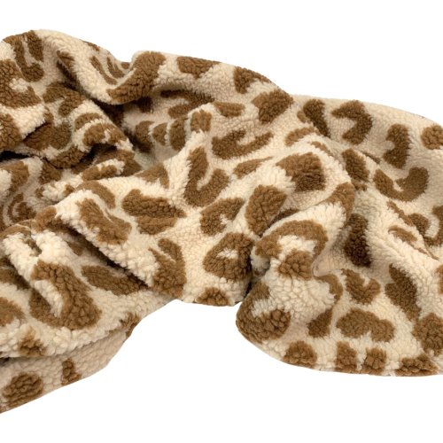 Mantelstoff - Curly Lamb - Raiko Leo - beige/caramel