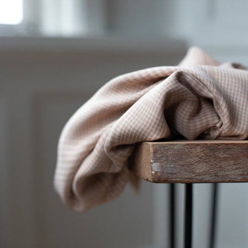 Two Tone Plaid mit TENCEL™ - warm sand - meetmilk