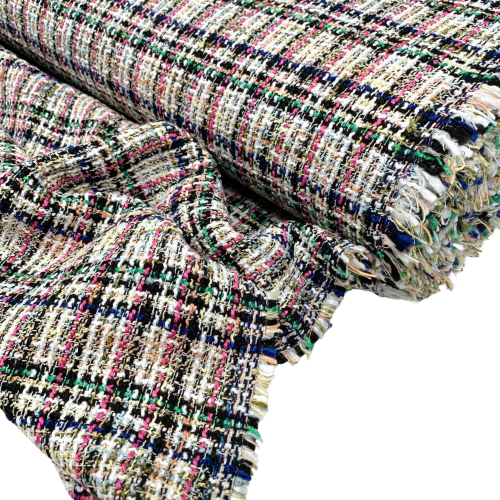 RESTSTÜCK 1,50m !!! - Tweed Bouclé - Jasmin - mint