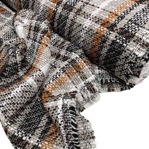 Tweed Bouclé - Jelka - black/brown