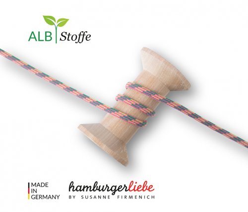 Bio Rundkordel - Twist Me - Slim - 0,5 cm - Col.3 - Albstoffe - Hamburger Liebe