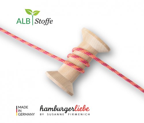 Bio Rundkordel - Twist Me - Slim - 0,5 cm - Col.6 - Albstoffe - Hamburger Liebe
