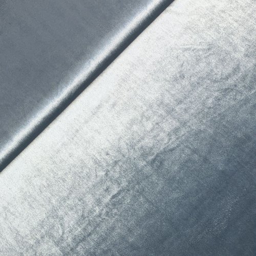 RESTSTÜCK 70cm !!! - Velour Stoff - dusty blue