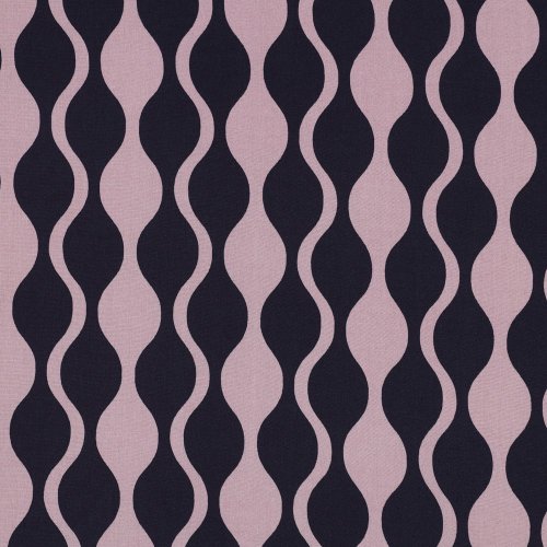 Viskose mit LENZING™ ECOVERO™ Fasern - Barbro - navy/mauve
