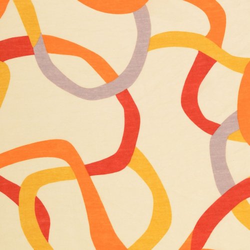 Viskose - Benoni - rot/orange