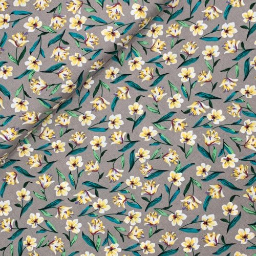Viskose Popeline - Cassia - graubeige