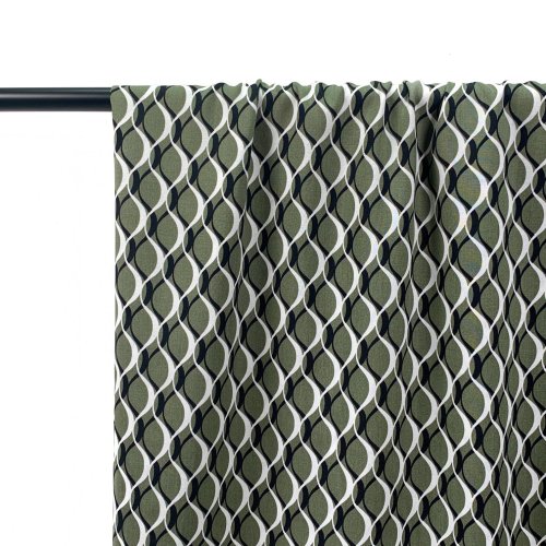 Preview: RESTSTÜCK 1,30m !!! - Viskose - Chally Waves - khaki
