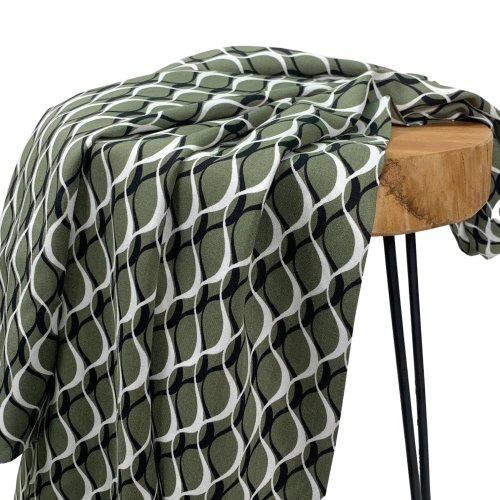RESTSTÜCK 1,30m !!! - Viskose - Chally Waves - khaki