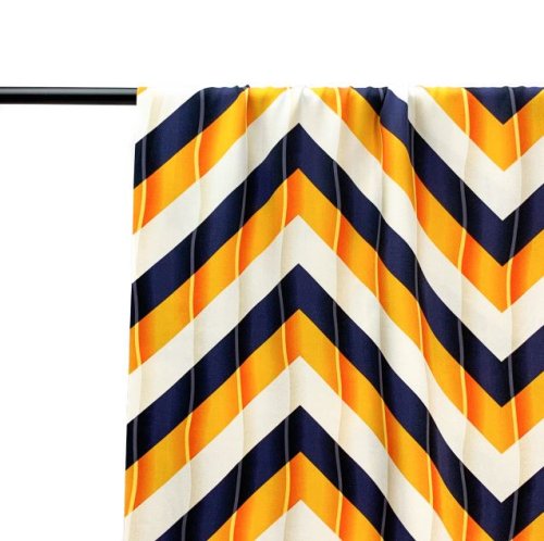 RESTSTÜCK 70cm !!! - Viskose Twill - Clear Graphic - mandarin