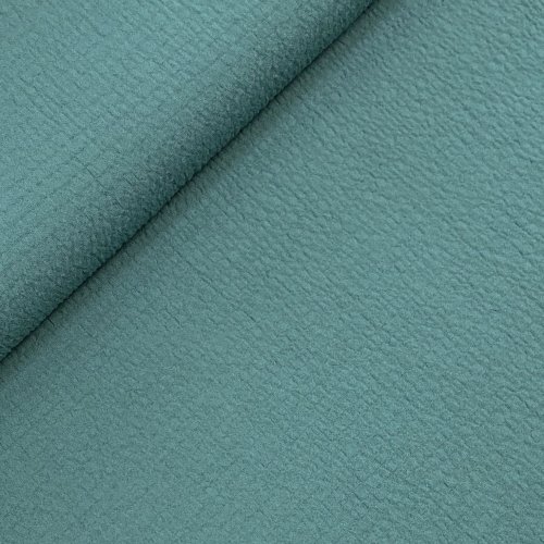 Preview: RESTSTÜCK 0,60m !!! - Viskose Crepe - Bubble - dunkelmint