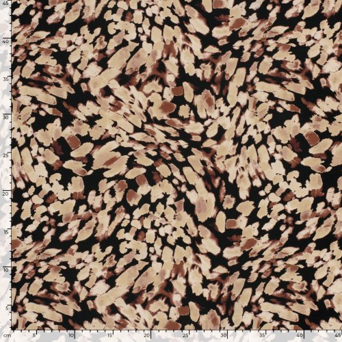 Viskose Crepe - Nanda - beige/brown