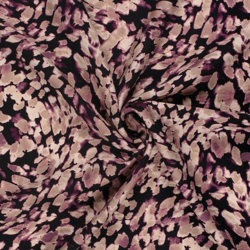 Preview: Viskose Crepe - Nanda - nude/violett